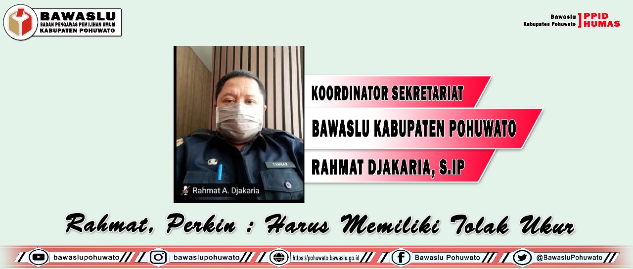 Rahmat, PERKIN : Harus Memiliki Tolak Ukur