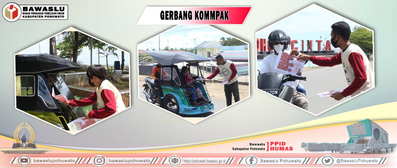 Pegawai Bawaslu Pohuwato Ikut Andil Sosialisasikan Gerbang Kompak