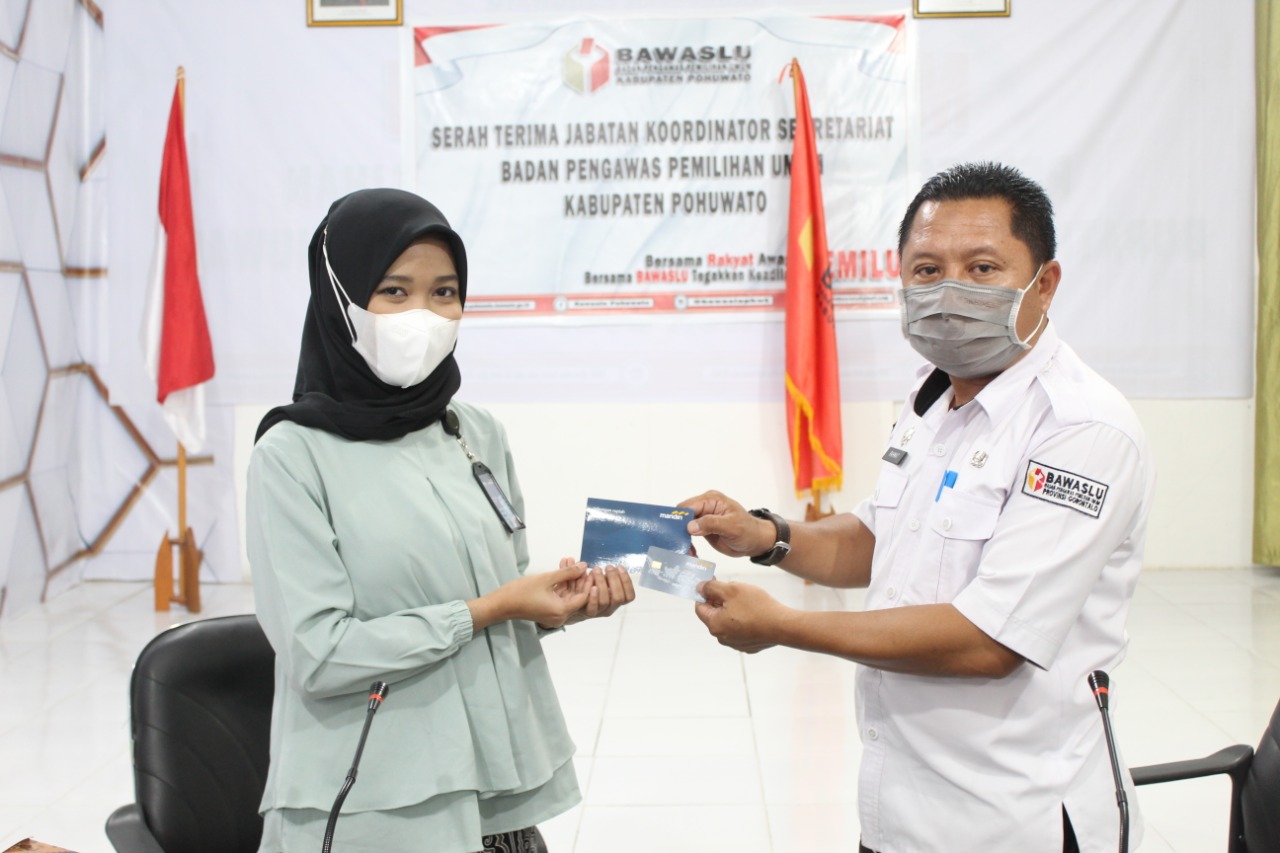 Bawaslu Pohuwato bahas dukungan fasilitas dari Bank Mandiri