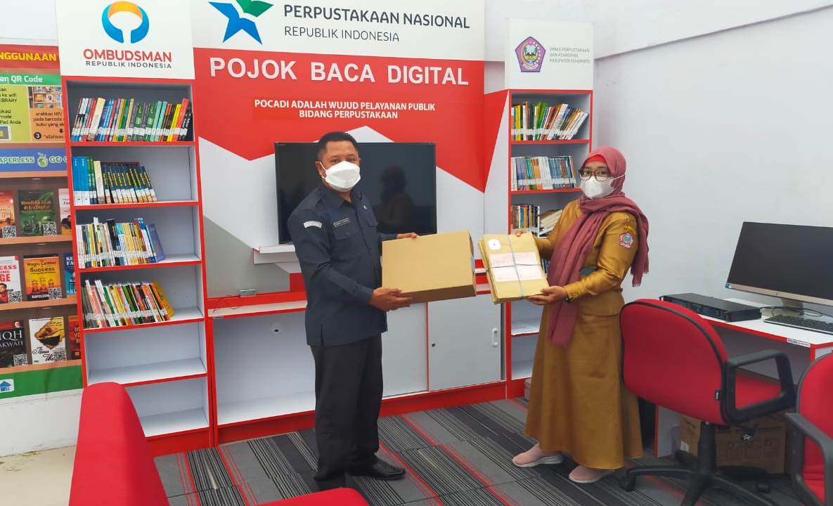 Korsek Bawaslu Pohuwato berkunjung langsung Ke Dinas Perpustakaan dan Kearsipan