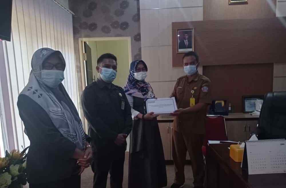 Bawaslu Pohuwato serahkan Laporan Realisasi Dana Hibah 2020