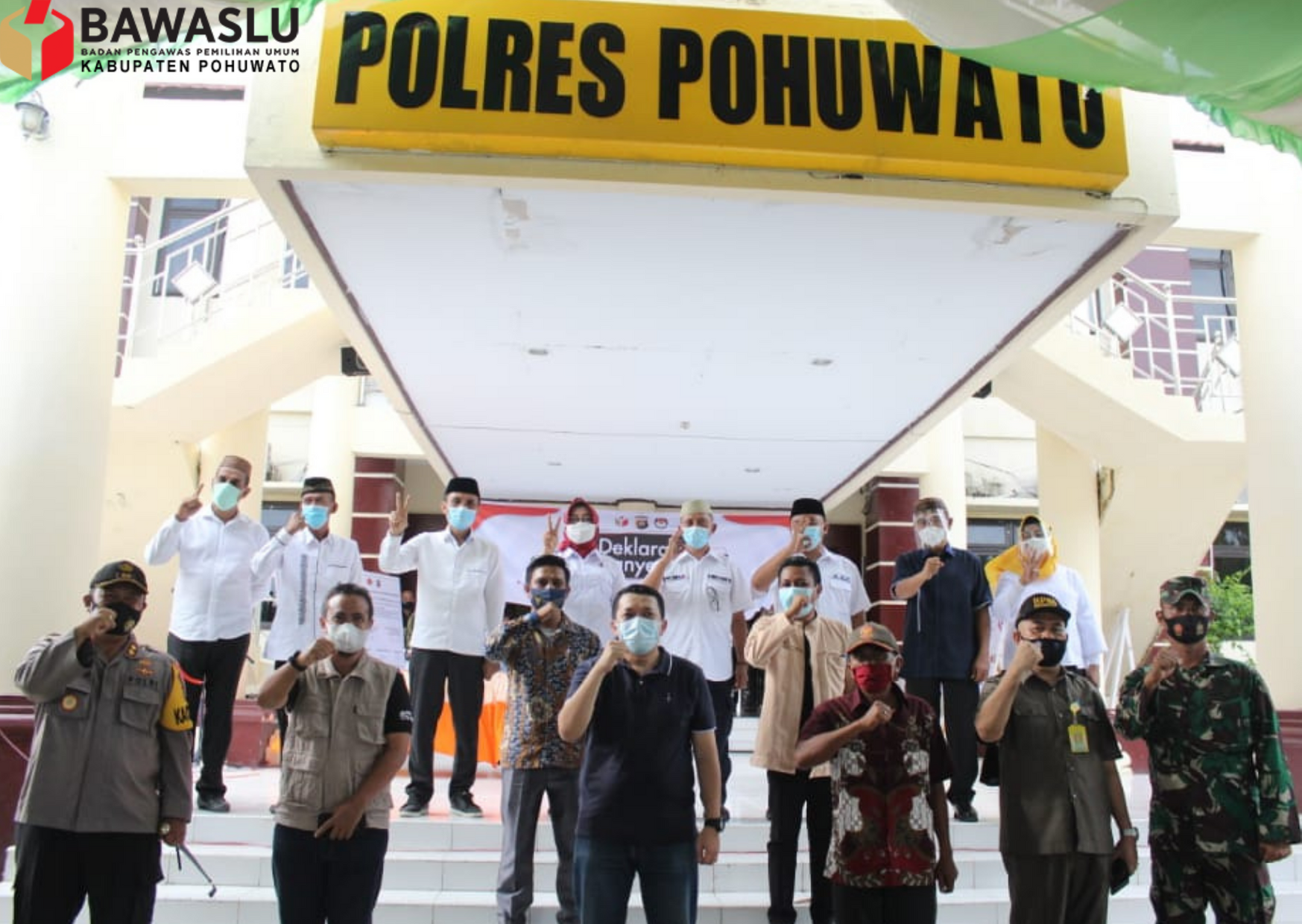 Bawaslu Gelar Deklarasi Kampanye Damai Patuh Protokol Kesehatan