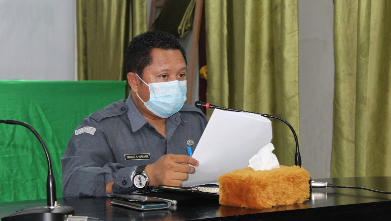 Evaluasi Kinerja Pegawai, Rahmat :  Tegaskan Penerapan Prokes