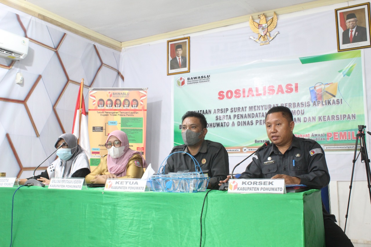 Rahmat Djakaria Sosialisasikan Penataan Arsip Berbasis Aplikasi