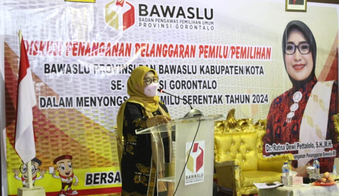 Bawaslu Pohuwato hadiri kegiatan Diskusi Penanganan Pelanggaran Pemilu/Pemilihan.