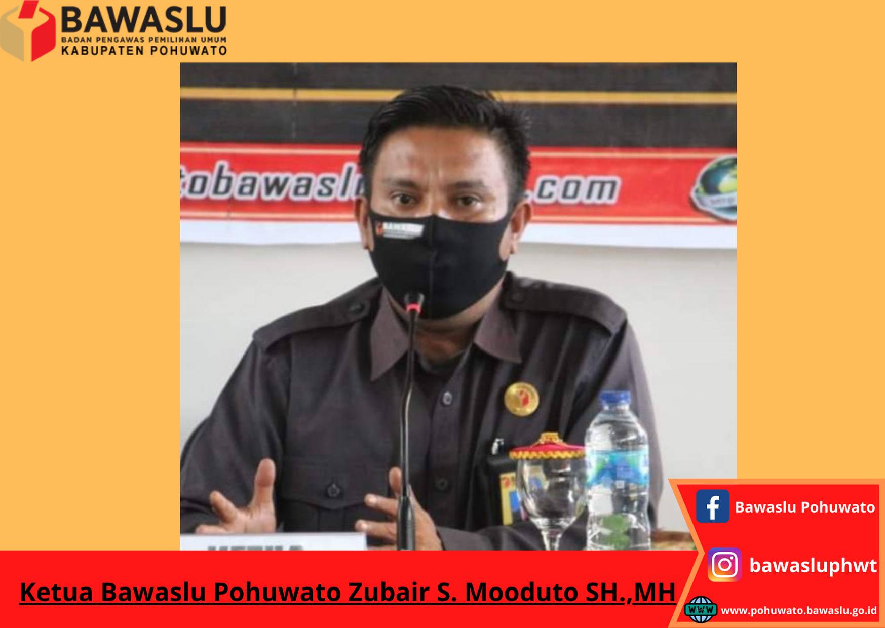 Sebelum Penetapan Daftar Pemilih Sementara (DPS), Bawaslu Pohuwato Layangkan Rekomendasi ke KPU Pohuwato