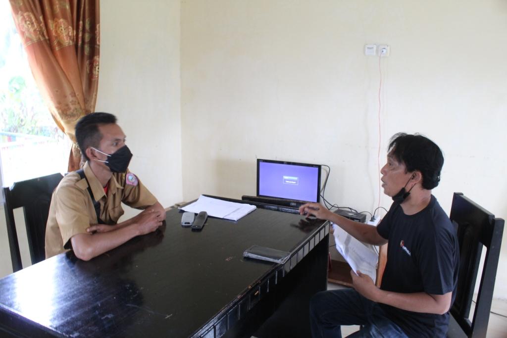 Ramlan lakukan Uji Petik PDPB Tahap III di Kecamatan Popayato Timur dan Lemito