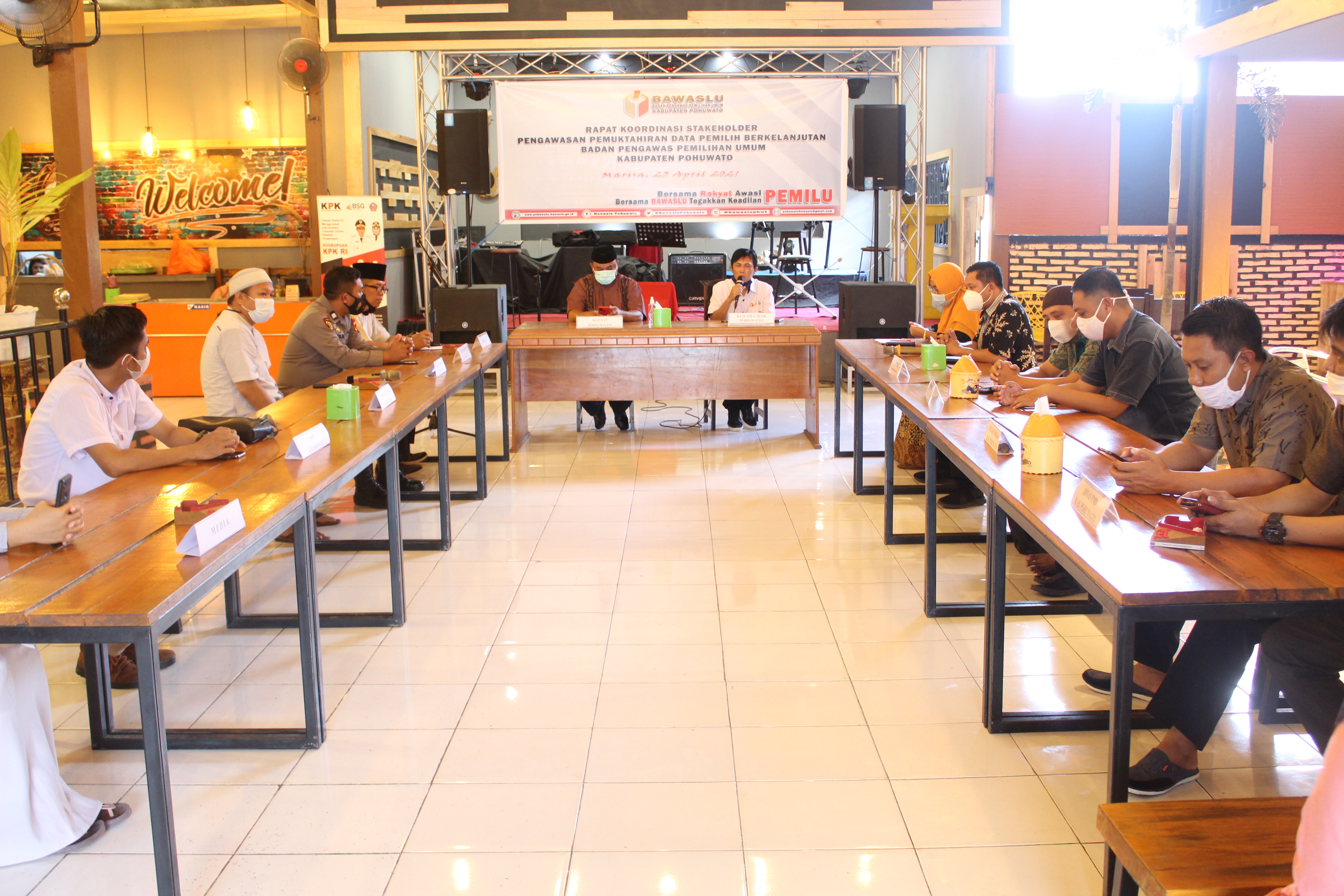 Bawaslu Pohuwato Gelar Rakor PDPB bersama Stakeholder