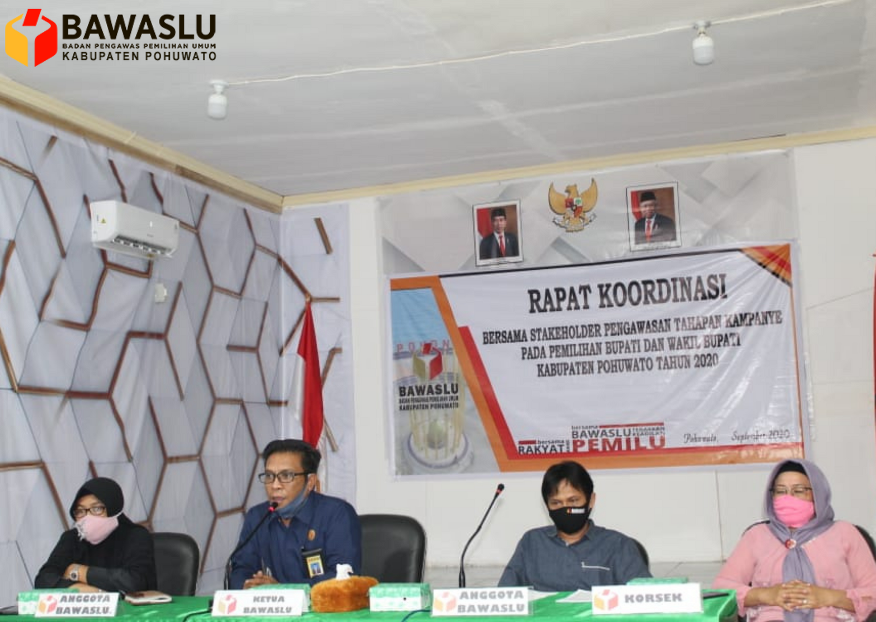 Bawaslu Pohuwato Gelar Rapat Koordinasi Pembentukan PTPS
