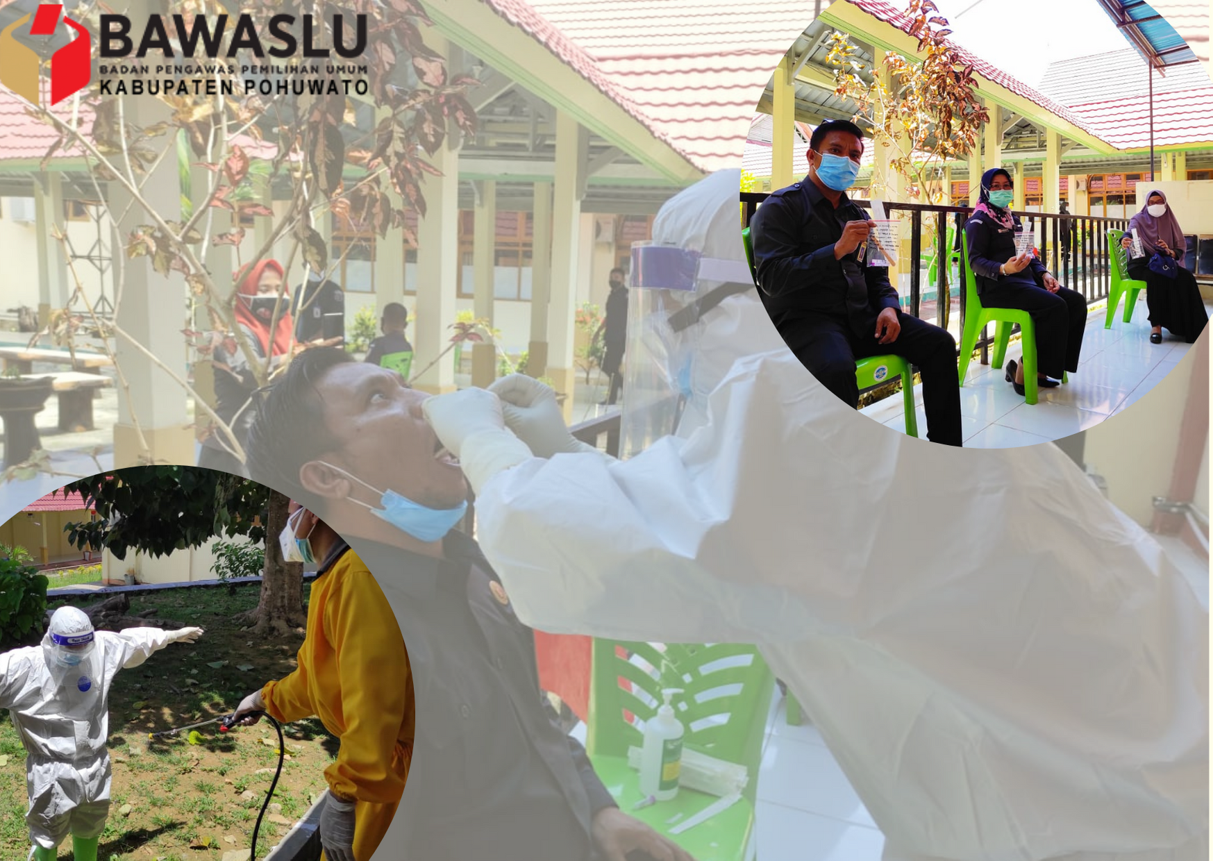 Pastikan Bebas Covid, Bawaslu Pohuwato Lakukan Swab Test di RSUD Bumi Panua