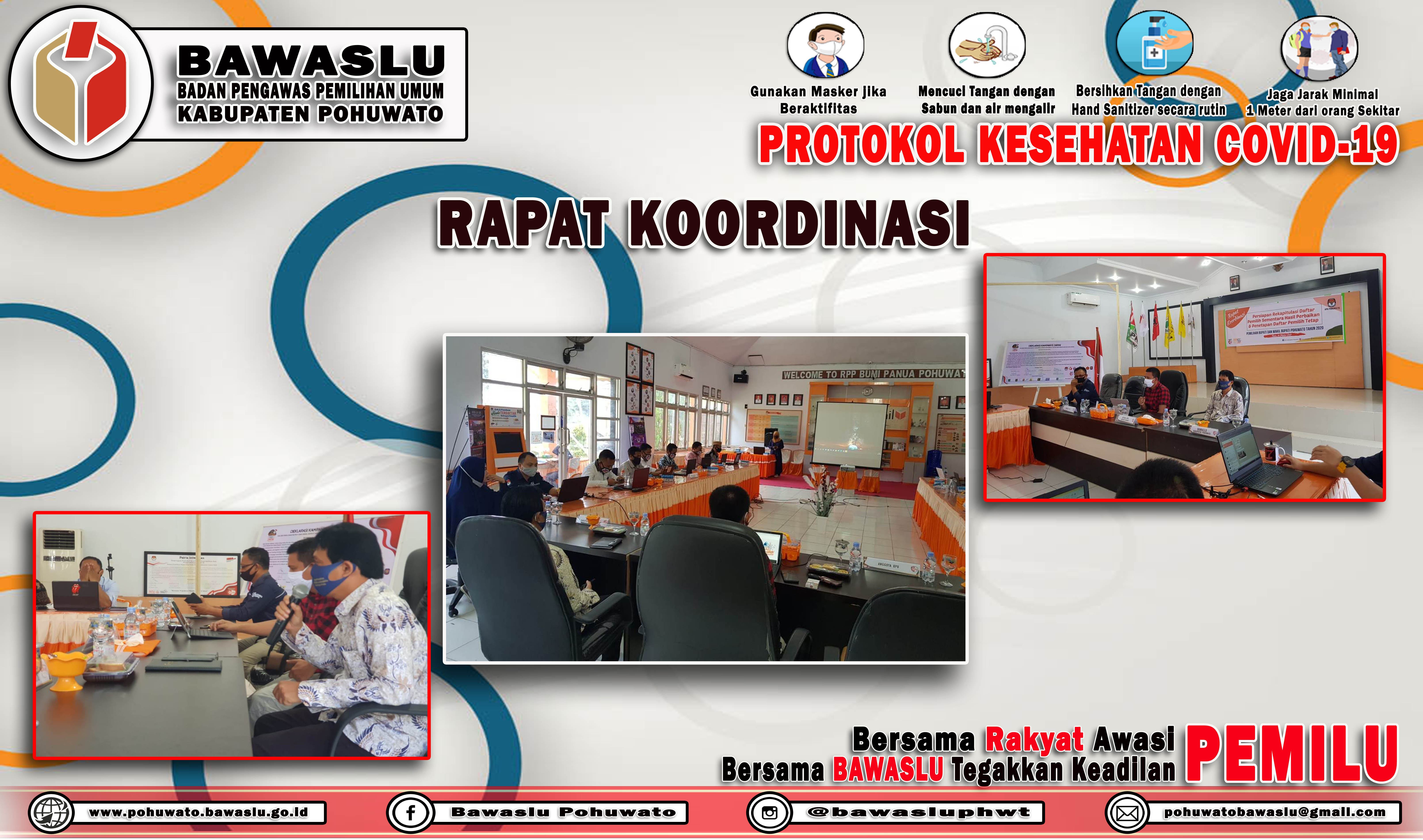 Bawaslu menjadi Narasumber pada Kegiatan Rakor KPU Kabupaten Pohuwato