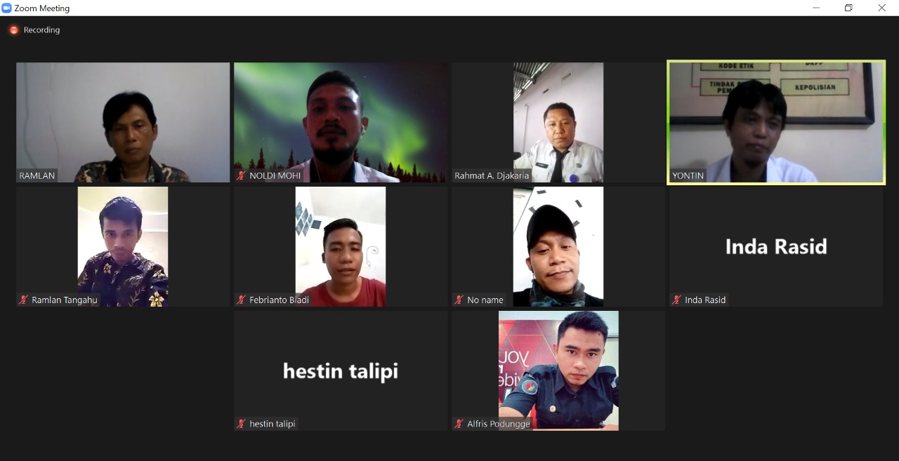 Bawaslu Kabupaten Pohuwato Gelar Rapat Persiapan SKPP bersama Peserta SKPP
