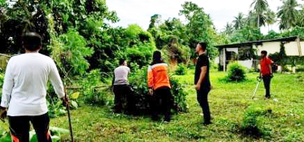 Bawaslu Kab. Pohuwato kembali lakukan Pembersihan lingkungan Kantor