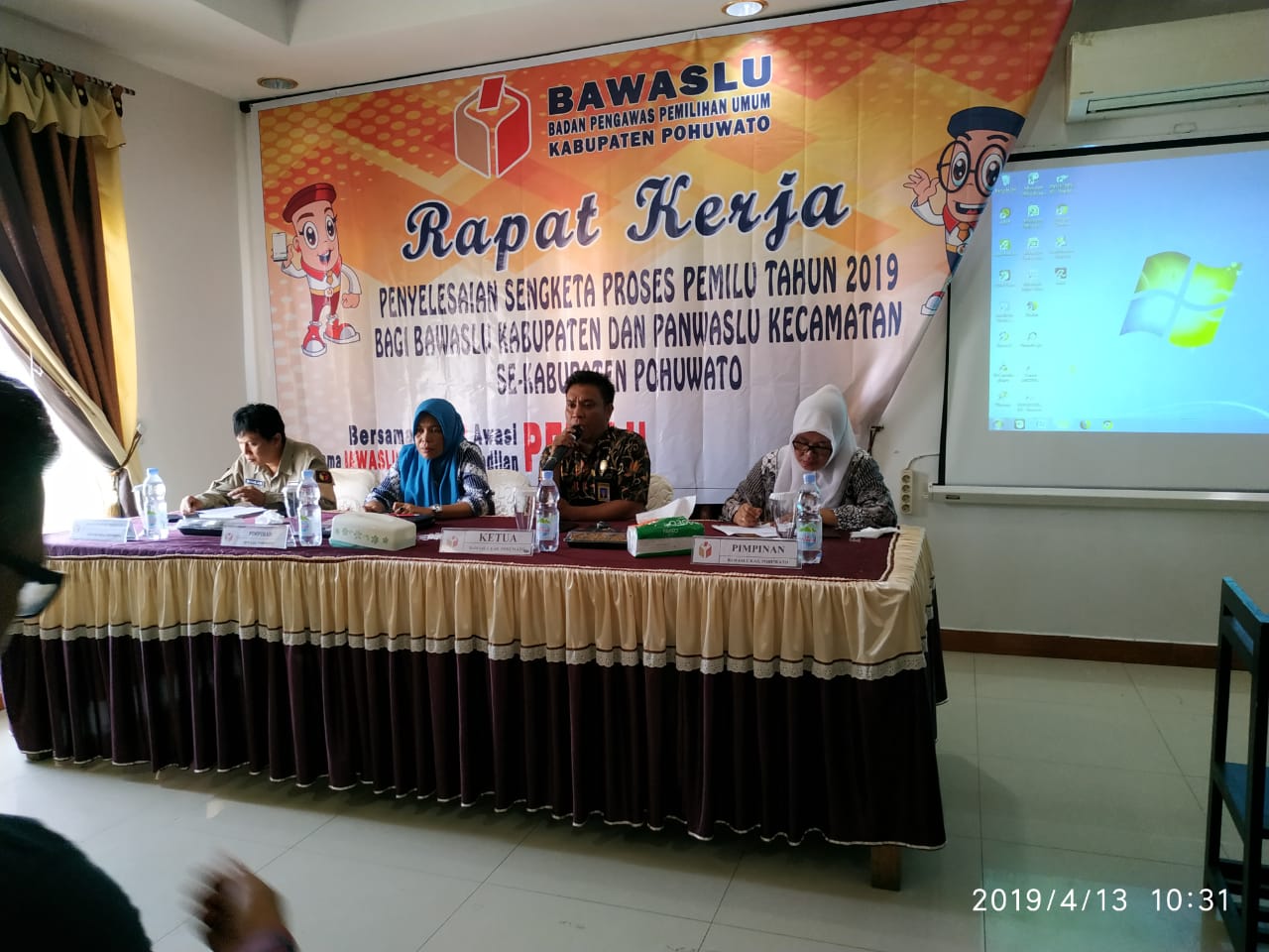 BAWASLU LIBATKAN PANWASLU KECAMATAN PENYELESAIAN SENGKETA PROSES PEMILU 2019
