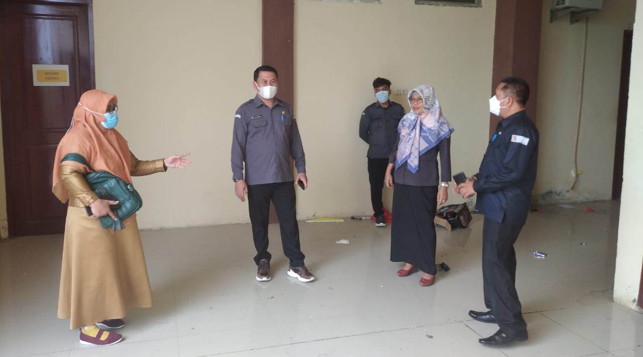 Nikson Entengo tinjau langsung Gedung Pinjam Pakai untuk kantor Bawaslu Pohuwato.