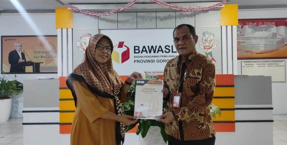 Kabag Ferdy Apresiasi Penyusunan Laporan PPID Bawaslu Pohuwato