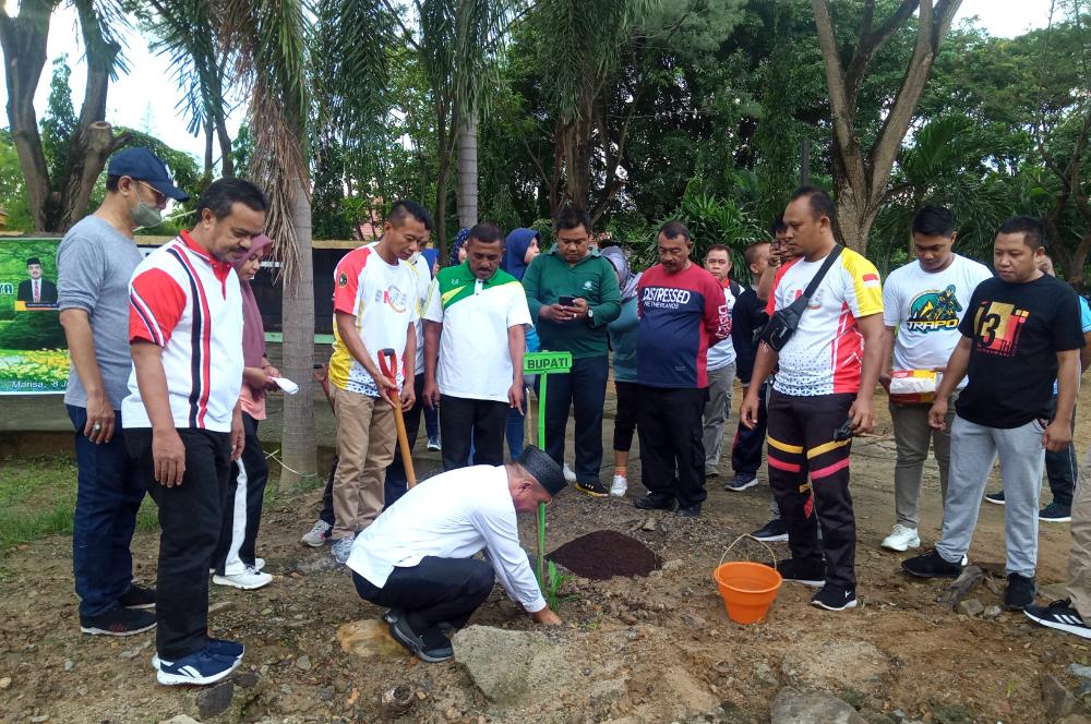 Rahmat hadiri gerakan penanaman 10 ribu pohon tabebuya