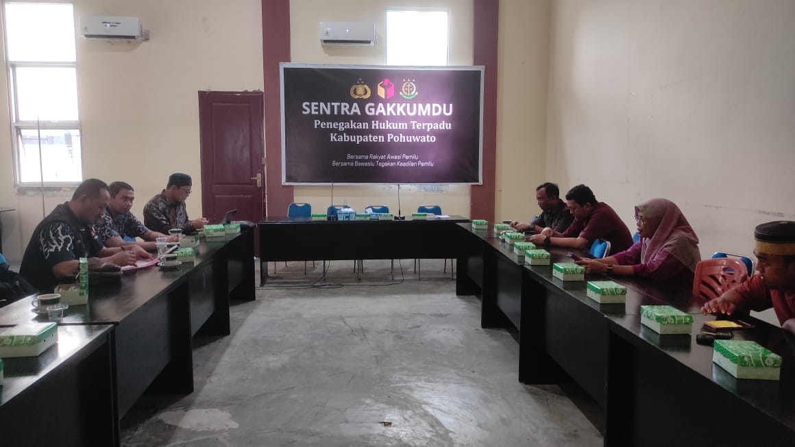 Bawaslu Pohuwato terima Supervisi Sentra Gakkumdu Provinsi Gorontalo