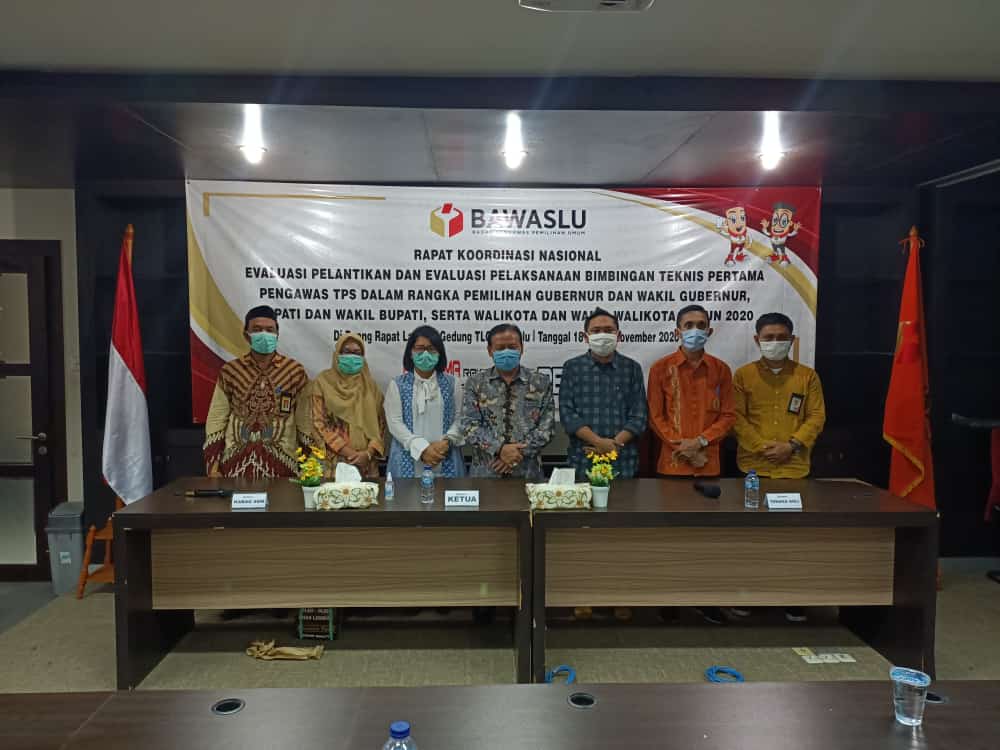 Anggota Bawaslu Pohuwato Kordiv SDM-O Ikuti Rapat Koordinasi Nasional