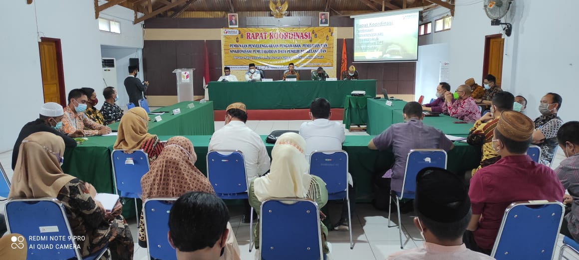 Bawaslu Pohuwato Hadiri Kegiatan Rapat Koordinasi Pembinaan Pengawasan, Penelitian dan Sinkronisasi DPT Berkelanjutan.