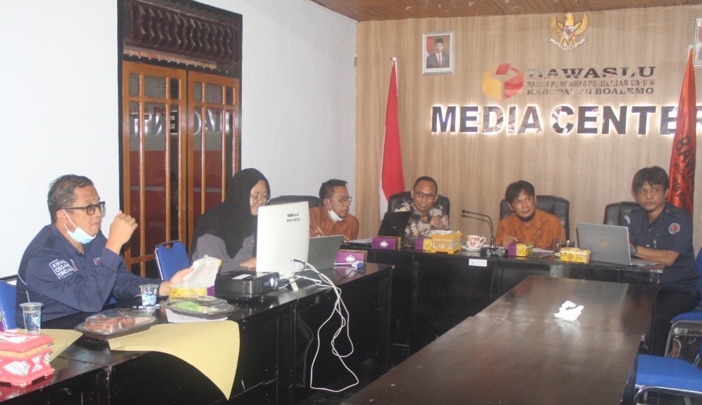 Bawaslu Pohuwato ikuti Rapat Evaluasi Perbawaslu