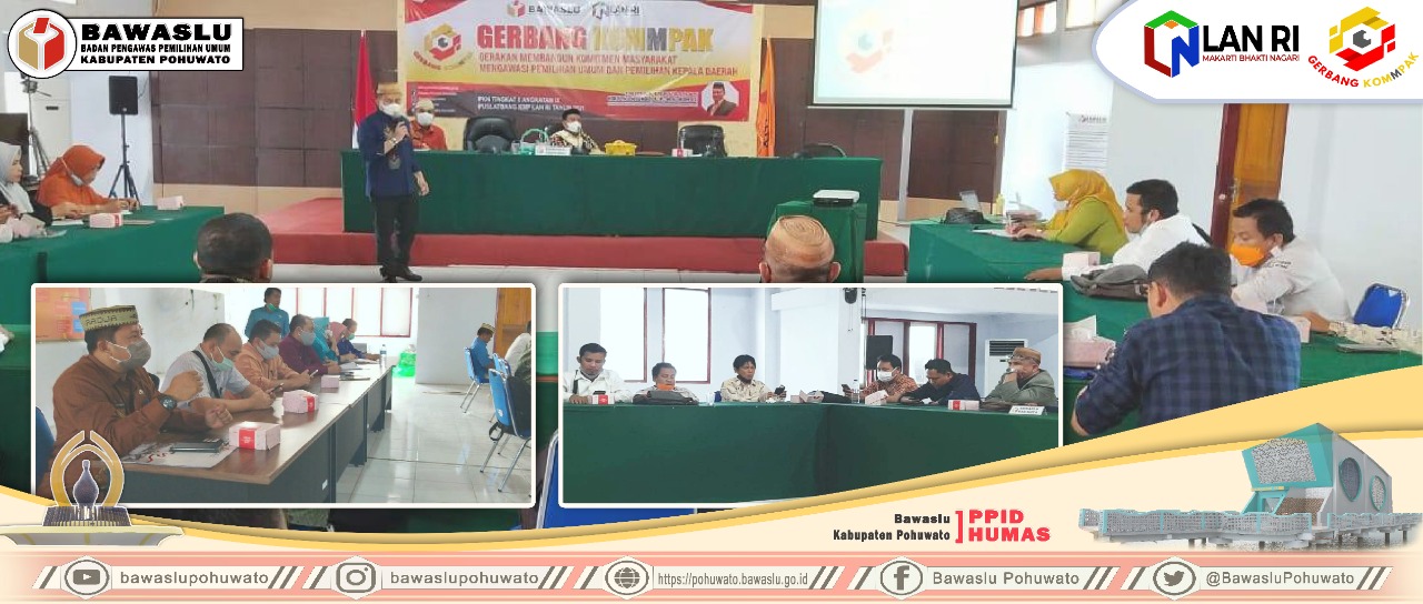 Bawaslu Pohuwato mendukung Program GERBANG KOMMPAK