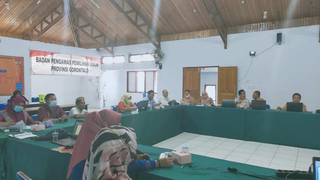 Bawaslu Pohuwato Ikuti Lanjutan Rapat Penyusuan Renstra dan Perkin
