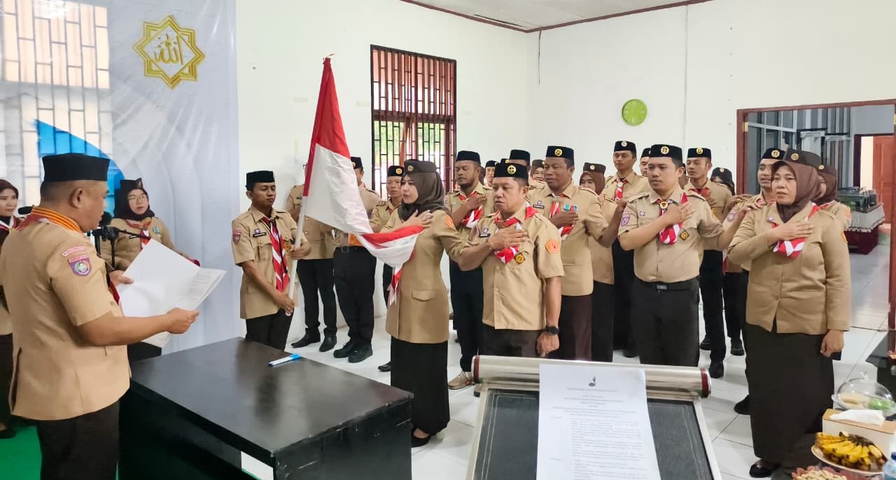 Pelantikan Pengurus Majelis Pembimbing Saka (Mabisaka) dan Pimpinan Satuan Karya (Pinsaka) Rintisan Saka Adhyasta Pemilu Masa Bakti 2026-2031