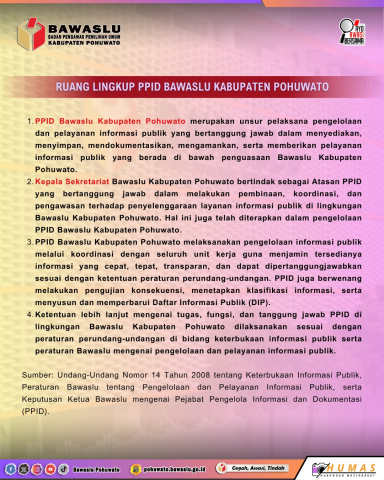 ruang lingkup ppid
