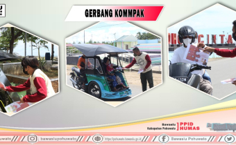 Pegawai Bawaslu Pohuwato Ikut Andil Sosialisasikan Gerbang Kompak