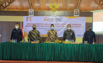 Bawaslu Pohuwato ikuti Sosialisasi Implementasi Manajemen Resiko untuk Mewujudkan Reformasi Birokrasi (RB) Di Lingkungan Mitra Unit Kerja Inspektorat Wilayah “ III