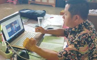 Bawaslu Pohuwato Ikuti Upacara Hari Kesaktian Pancasila secara daring