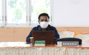 Ketua Bawaslu Pohuwato Hadiri Langsung Rakor PDPB Triwulan Ke-III Tahun 2021