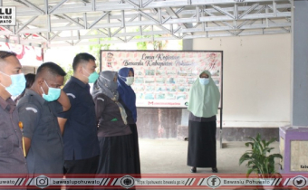 Bawaslu Pohuwato : Apel pagi Perdana setelah liburan Lebaran Idul Fitri