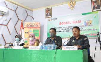 Rahmat Djakaria Sosialisasikan Penataan Arsip Berbasis Aplikasi