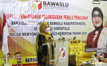 Bawaslu Pohuwato hadiri kegiatan Diskusi Penanganan Pelanggaran Pemilu/Pemilihan.