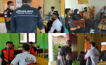 PIMPINAN BAWASLU POHUWATO MELAKUKAN MONITORING RAPAT PLENO REKAPITULASI DUKUNGAN HASIL PERBAIKAN BAKAL PASANGAN CALON PERSEORANGAN