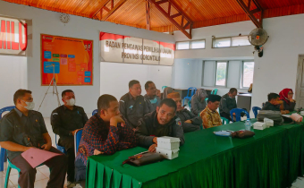 Bahas Program dan Kegiatan, Bawaslu Pohuwato hadiri Rakor bersama
