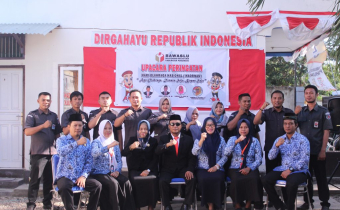 Bawaslu Pohuwato Upacara Dalam Rangka Puncak Peringatan Hari Olahraga Nasional Ke-36 2019.