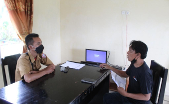 Ramlan lakukan Uji Petik PDPB Tahap III di Kecamatan Popayato Timur dan Lemito