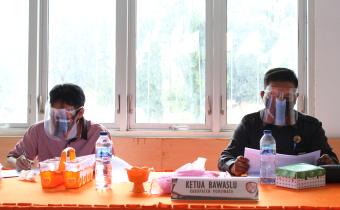 Pimpinan bawaslu pohuwato hadiri Rapat Pleno Terbuka Rekapitulasi Hasil Verifikasi Faktual
