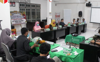 Bawaslu Pohuwato Gelar Rapat Koordinasi Persiapan Pelaksanaan Penetapan Bakal Pasangan Calon bersama LO Bakal Pasangan Calon Bupati dan Wakil Bupati Pohuwato