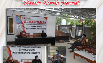Ketua Bawaslu Provinsi Gorontalo melakukan monitoring dan supervise Penelitian Sinkronisasi DPT Berkelanjutan Triwulan I di Bawaslu Kabupaten Pohuwato.