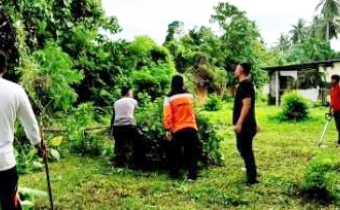 Bawaslu Kab. Pohuwato kembali lakukan Pembersihan lingkungan Kantor