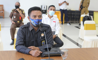 KETUA BAWASLU KABUPATEN POHUWATO IKUTI RAPAT FORKOPIMDA PROVINSI GORONTALO TERKAIT PELAKSANAAN PILKADA TAHUN 2020
