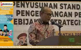 Ketua Bawaslu Pohuwato Ikuti Rakor Nasional