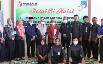 Menyongsong Bulan Suci Ramadhan 1443 H, Bawaslu Pohuwato Gelar Halal Bi Halal