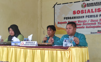 Bawaslu Pohuwato Ajak Forum Warga / Desa Ikut Awasi Pemilu dan Pemilihan Serentak Tahun 2024