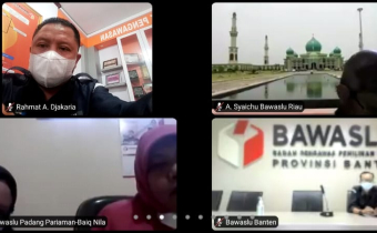 Korsek Bawaslu Pohuwato : Hadiri Sosialisasi Renstra secara Daring