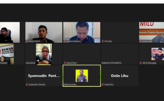 Bawaslu Kab. Pohuwato Gelar Rapat Internal tentang Percepatan Pelaksanaan Program dan Kegiatan Tahun 2021